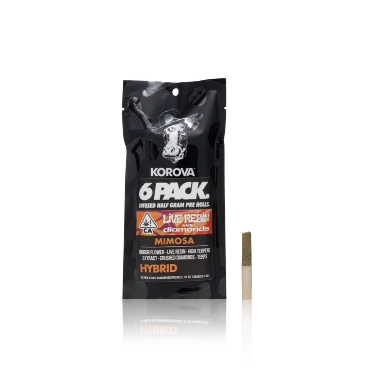 Infused Half Gram Pre-Rolls 6Pk — 3 Gram
