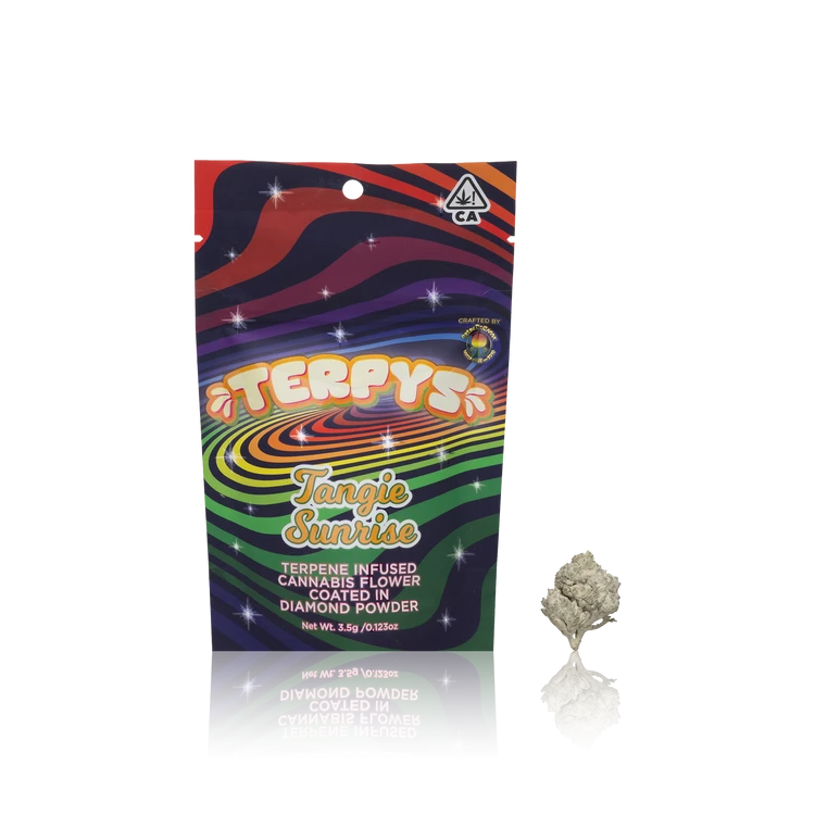 Terpene Infused Cannabis Flower Coated In Diamond Powder — 3.5G