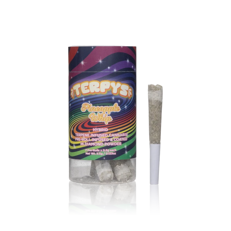 Terpene Infused Cannabis Pre-Roll Infused & Coated In Diamond Powder — 3.5 Gram