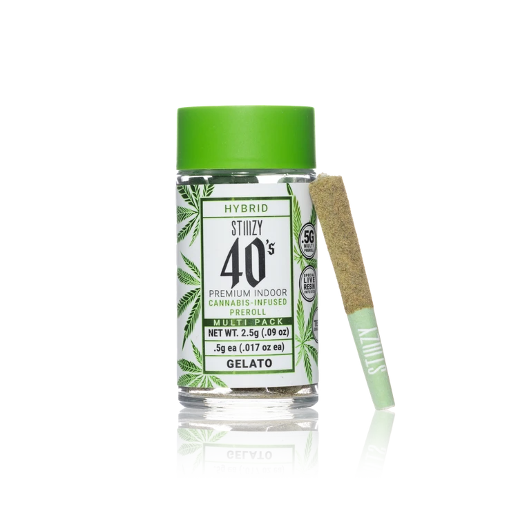 Stiiizy 40's Infused Pre-Roll Multi Mini 5pk — 2.5 Gram
