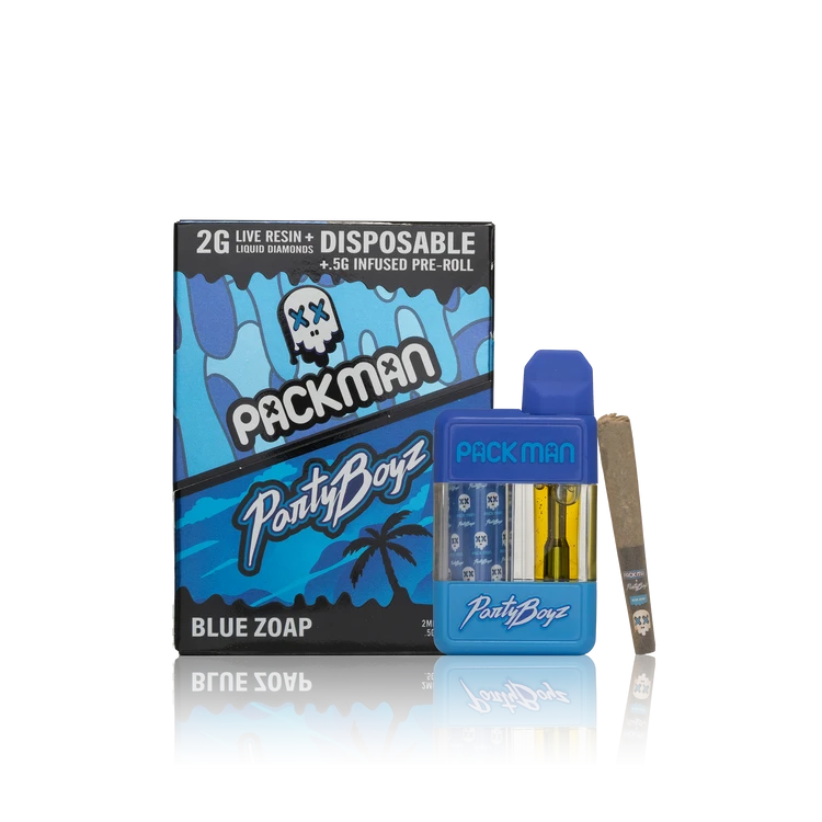 Packman x PartyBoys AIO + Preroll — 2 Gram