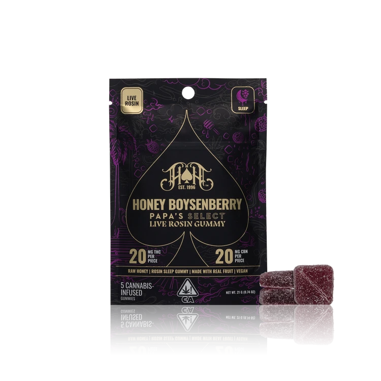 Solventless Live Rosin Gummies — 100MG
