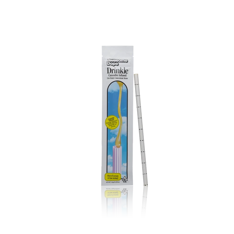 Live Rosin Concentrate Straw — 100MG