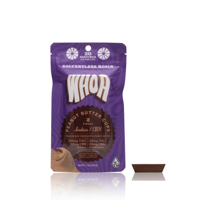 Solventless Rosin Peanut Butter Cups — 100MG